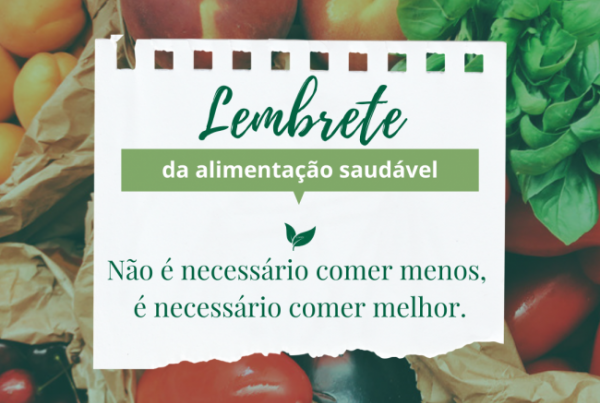 ALIMENTAÇÃO SAUDÁVEL